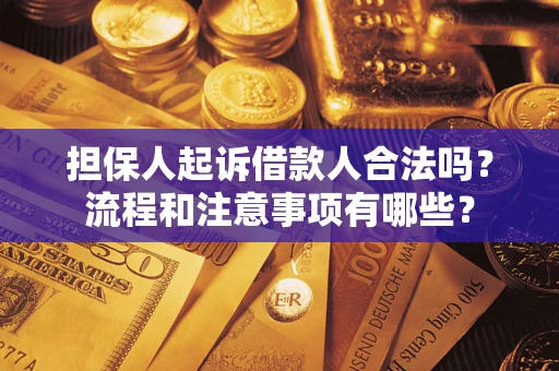 济南担保人起诉借款人合法吗？流程和注意事项有哪些？