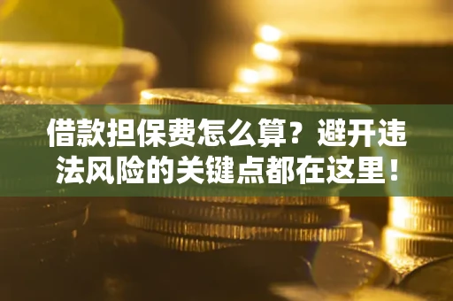 济南借款担保费怎么算？避开违法风险的关键点都在这里！