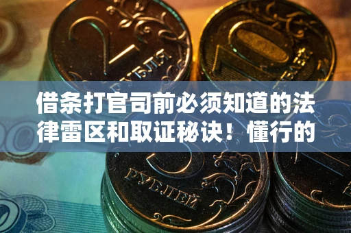 济南借条打官司前必须知道的法律雷区和取证秘诀！懂行的人已经留好这些证据