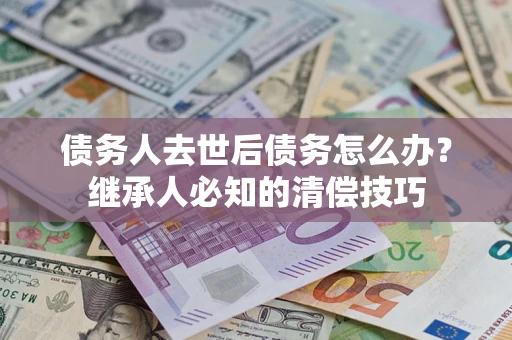 济南债务人去世后债务怎么办？继承人必知的清偿技巧