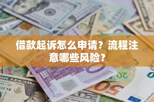 济南借款起诉怎么申请？流程注意哪些风险？