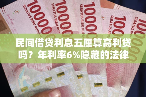 济南民间借贷利息五厘算高利贷吗？年利率6%隐藏的法律风险全解析